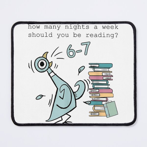 Item preview, How Many Nights A Week Reading Pigeon Books Cute Education Art designed and sold by Altenpendinton.