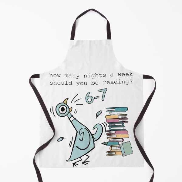 Item preview, How Many Nights A Week Reading Pigeon Books Cute Education Art designed and sold by Altenpendinton.
