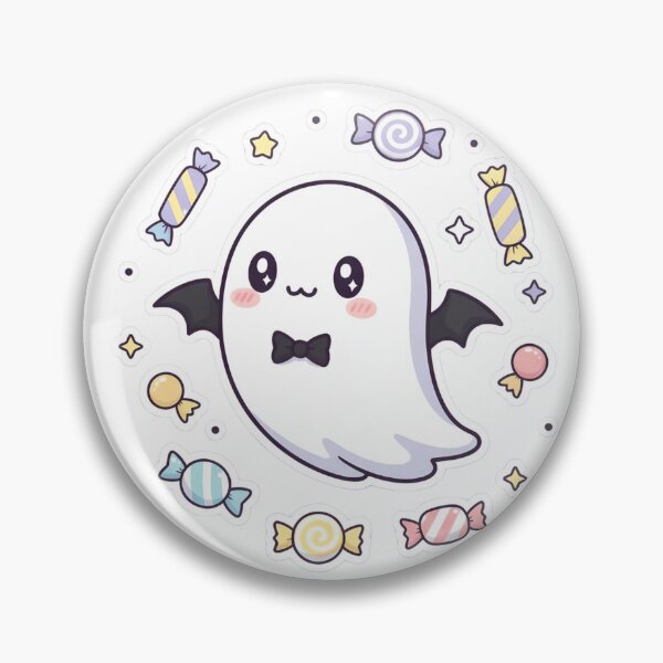 Item preview, Cute ghost with small bat wings and bowtie designed and sold by Boo-Buddy.
