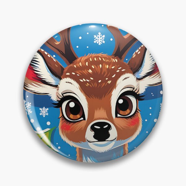 Item preview, Reindeer Christmas Stamp #1 designed and sold by MysticalSVK.