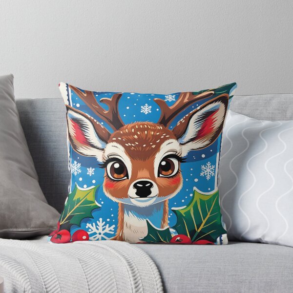 Item preview, Reindeer Christmas Stamp #1 designed and sold by MysticalSVK.