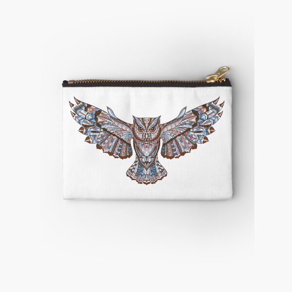 Item preview, Mystical Geometric Flying Owl Tribal Art designed and sold by dnyl.