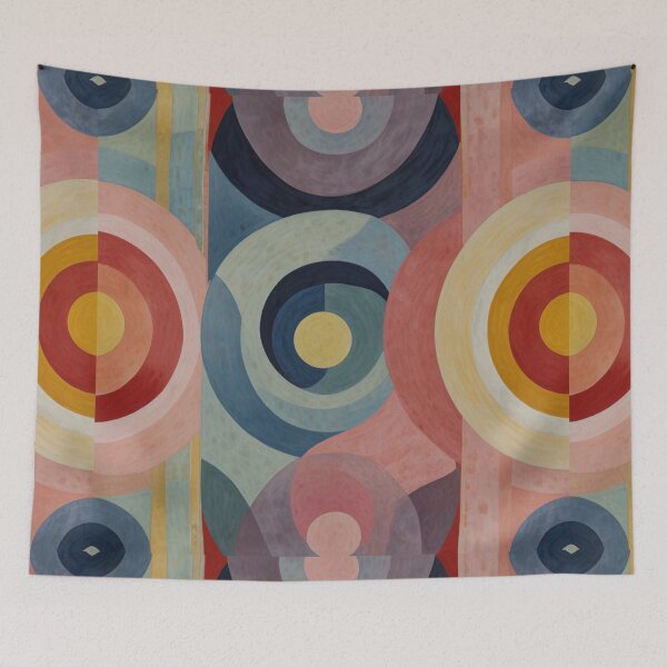 Item preview, Chromatic Harmony – Abstract Circles of Color designed and sold by Zenvo.