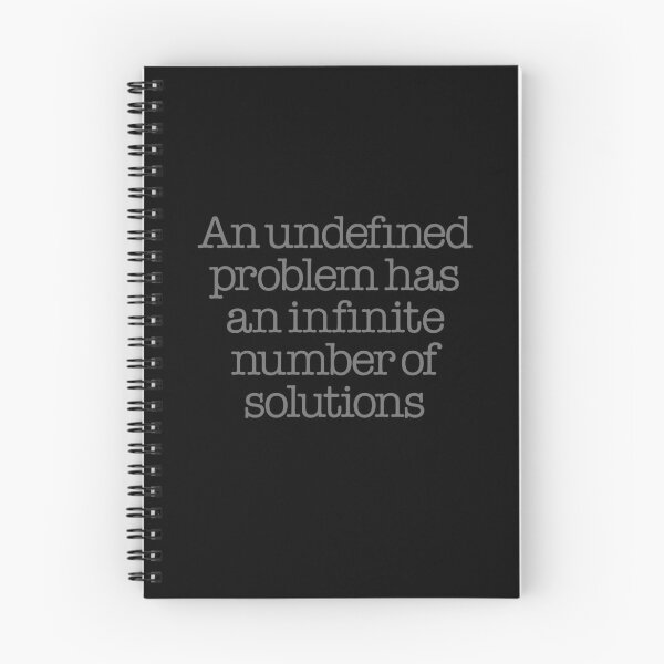 Item preview, An undefined problem has an infinite number of solutions. v.4 designed and sold by x1brett.