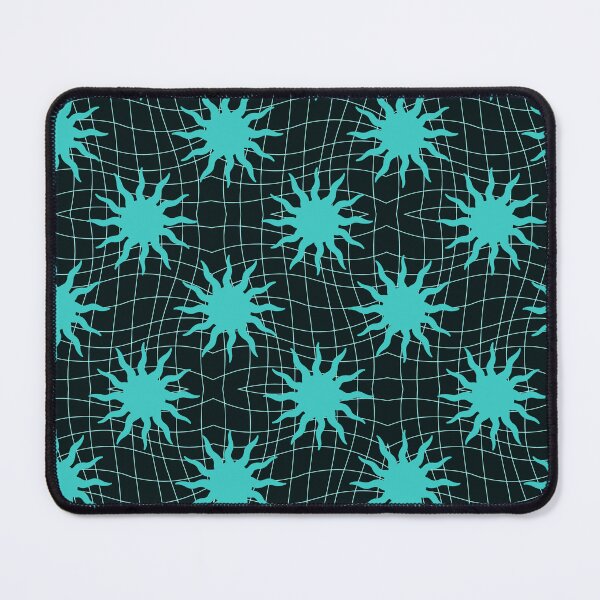 Item preview, Wavy Sun Turquoise Pattern designed and sold by Petternoholic.