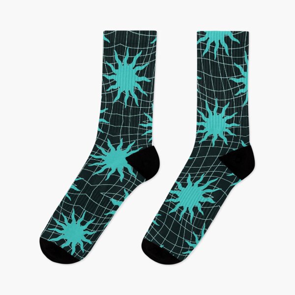 Item preview, Wavy Sun Turquoise Pattern designed and sold by Petternoholic.
