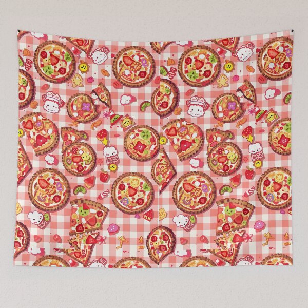 Item preview, Chic Pastel Macaron, Layer Cake, and Teacups Floral Pattern designed and sold by MoonlitDoodles1.