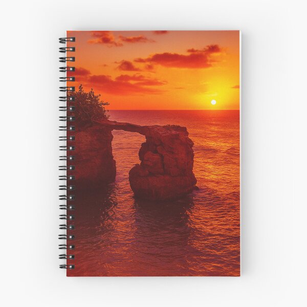 Item preview, Fiery Sunset over Rock Bridge in Cabo Rojo designed and sold by Por.Ahi.PR.