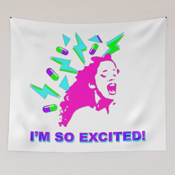 Item preview, I'm So Excited, I'm So Scared designed and sold by carvingayen.
