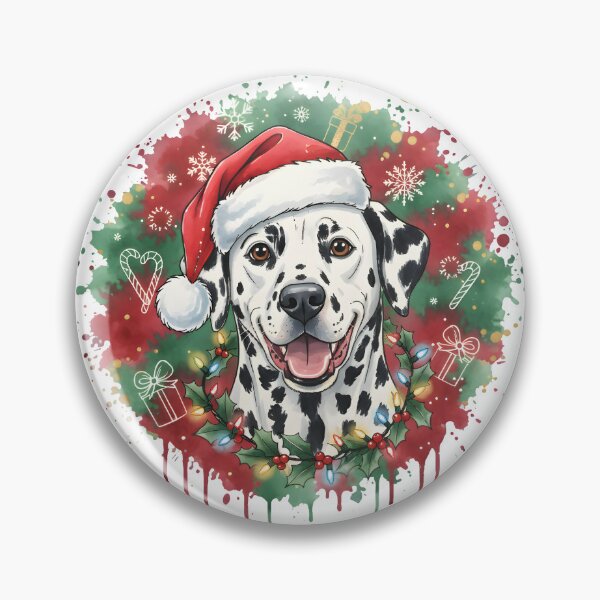 Item preview, Dalmation | Christmas Colorful Watercolor Design #1 designed and sold by MatsurexDesigns.
