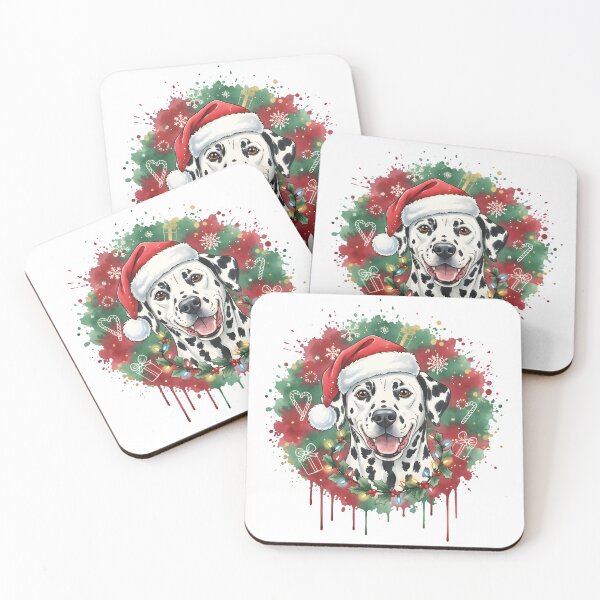 Item preview, Dalmation | Christmas Colorful Watercolor Design #1 designed and sold by MatsurexDesigns.