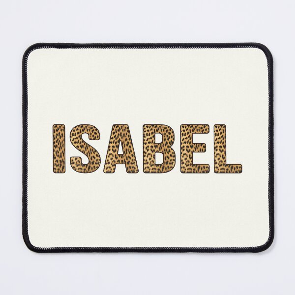 Item preview, Isabel Name Leopard Print designed and sold by Jeallan Designs.