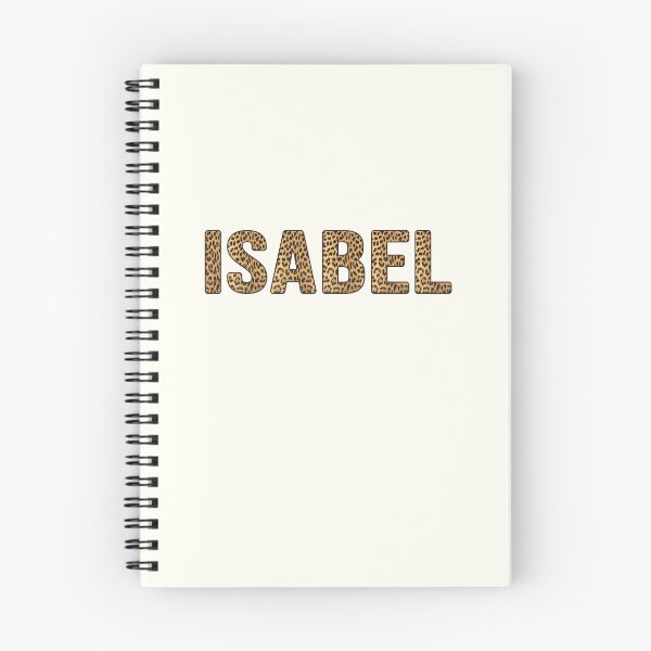 Item preview, Isabel Name Leopard Print designed and sold by Jeallan Designs.