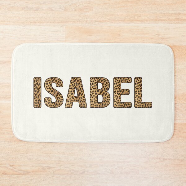 Item preview, Isabel Name Leopard Print designed and sold by Jeallan Designs.