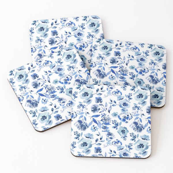 Item preview, inky flowers  designed and sold by Alessandro Remo Mazzoni Remotextiles.