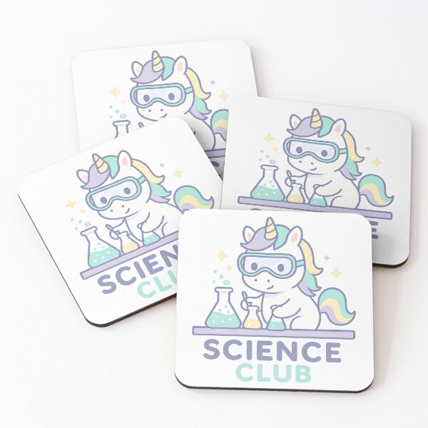 Item preview, Unicorn Science Club — Cute STEM Lab Kawaii Kids designed and sold by POD DYNASTY | Original Print On Demand T-Shirt Graphics.