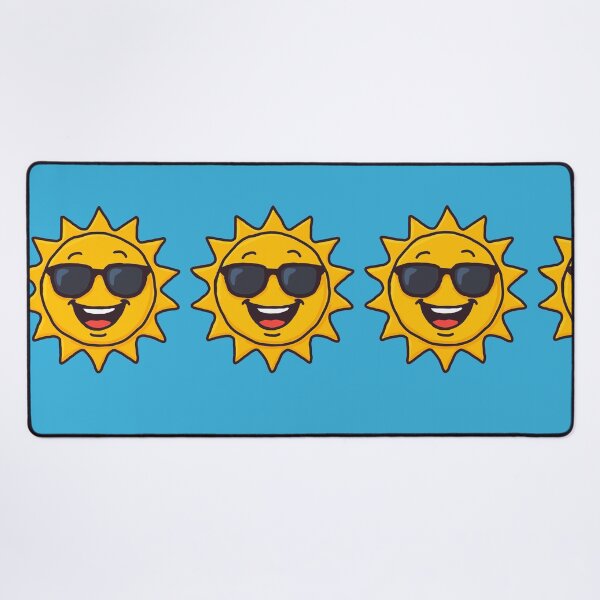 Item preview, Super-happy Sun Wearing Sunglasses designed and sold by Grimoriumart.