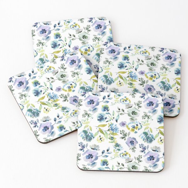 Item preview, Copy of inky flowers  designed and sold by Alessandro Remo Mazzoni Remotextiles.