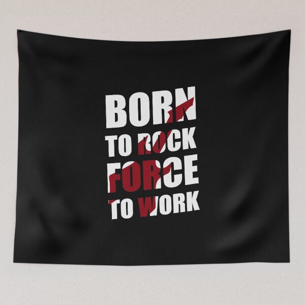 Item preview, Rock sign born to rock designed and sold by Joncasmiart.
