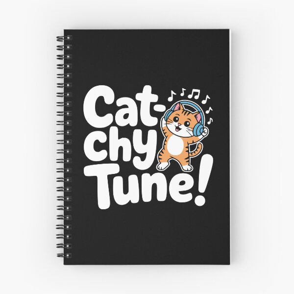 Item preview, Cat-chy Tunes! Funny Dancing Cat Pun designed and sold by PMCreative.