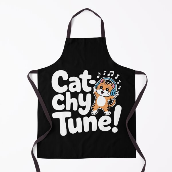Item preview, Cat-chy Tunes! Funny Dancing Cat Pun designed and sold by PMCreative.
