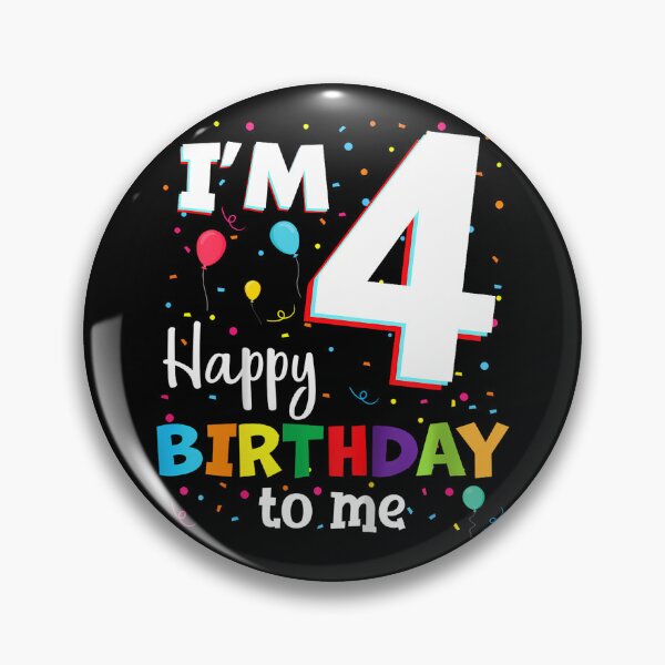 Item preview, Kids Four 4Th Birthday Happy Birthday Boys Girls 4 Years Old 4Yr designed and sold by MadalynKiehn.