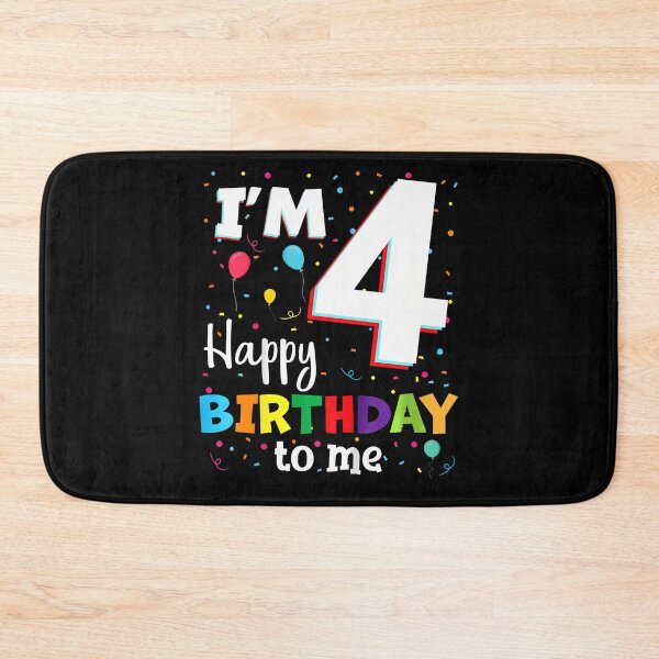 Item preview, Kids Four 4Th Birthday Happy Birthday Boys Girls 4 Years Old 4Yr designed and sold by MadalynKiehn.