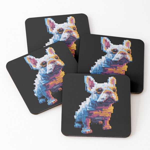 Item preview, Pixel Frenchie – Modern Dog Art designed and sold by drizzd.