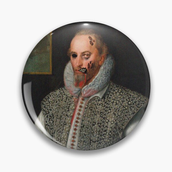Item preview, Zombie Francis Drake portrait art designed and sold by Vintage Designs +.