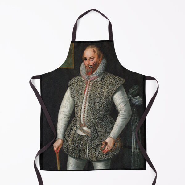 Item preview, Zombie Francis Drake portrait art designed and sold by Vintage Designs +.