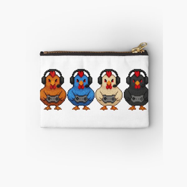 Item preview, Pixelated Gamer Chickens designed and sold by CherrylCreation.