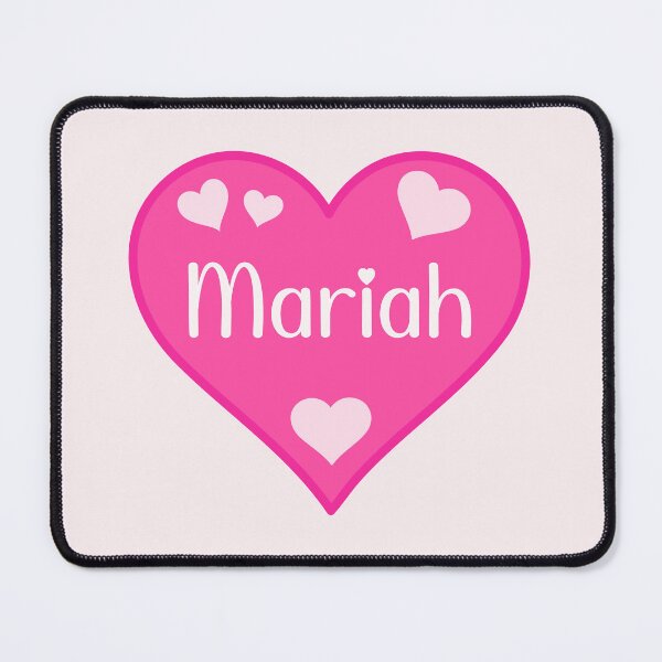 Item preview, Mariah Name Pink Heart designed and sold by Jeallan Designs.