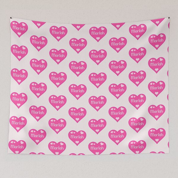 Item preview, Mariah Name Pink Heart  designed and sold by Jeallan Designs.