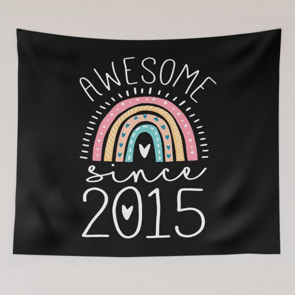 Item preview, Awesome Since 2015 9Th Birthday Rainbow Gifts Born In 2015 designed and sold by MadalynKiehn.