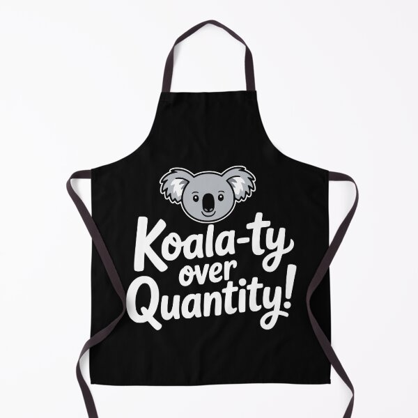 Item preview, Koalaty over Quantity! Funny Koala Pun designed and sold by PMCreative.