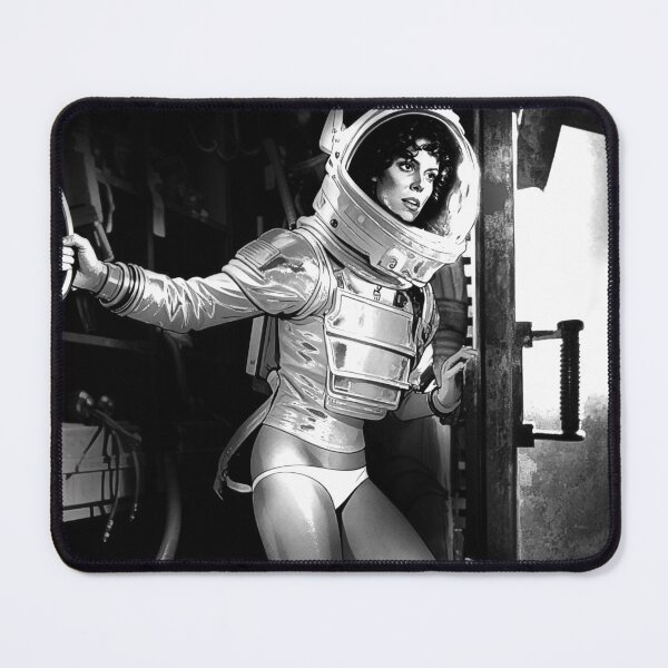 Item preview, Alien's Queen of Hearts- RIPLEY (Black and White) designed and sold by CleverCulture.