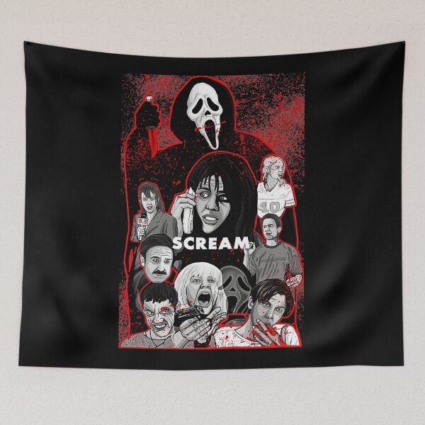 Item preview, Horror Group Character Collage designed and sold by Tyraeadows.