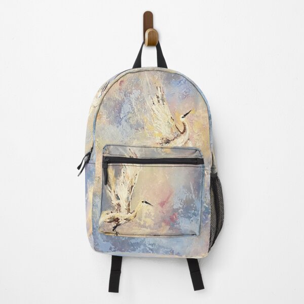 Item preview, Skybound – Birds Flying Through a Dreamy Multicolor Sky designed and sold by valyaart.