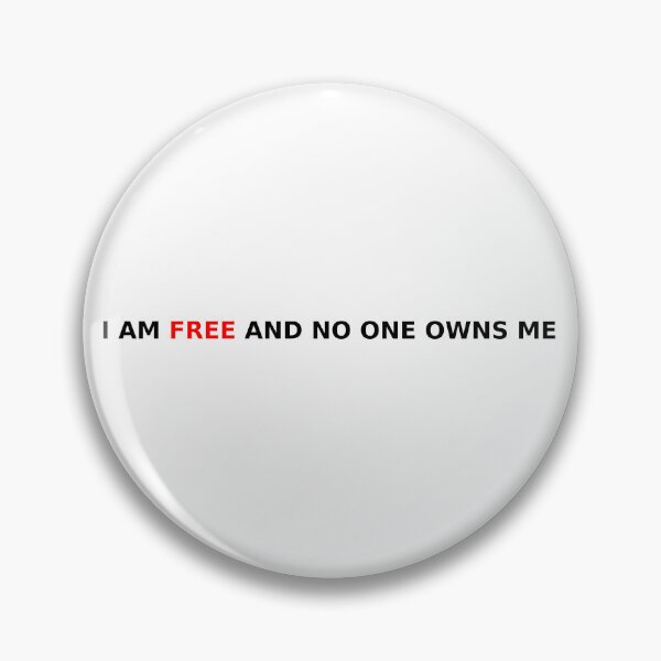 Item preview, “I AM FREE AND NO ONE OWNS ME” – Freedom Manifesto designed and sold by Les-Ink-Studio.