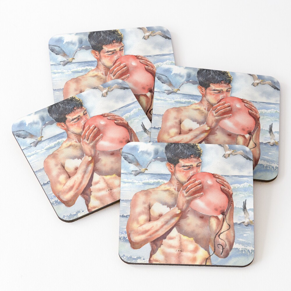 Item preview, Coasters (Set of 4) designed and sold by SoftPrideStudio.