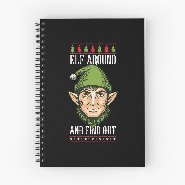 Item preview, Elf Around and Find Out – Funny Holiday Design designed and sold by TeesbyDD.