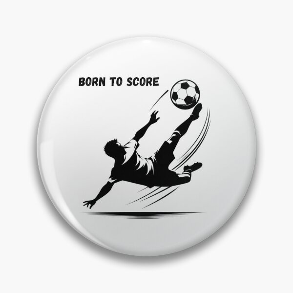 Item preview, Born to Score – Soccer Silhouette Design designed and sold by Wear_Vibe.