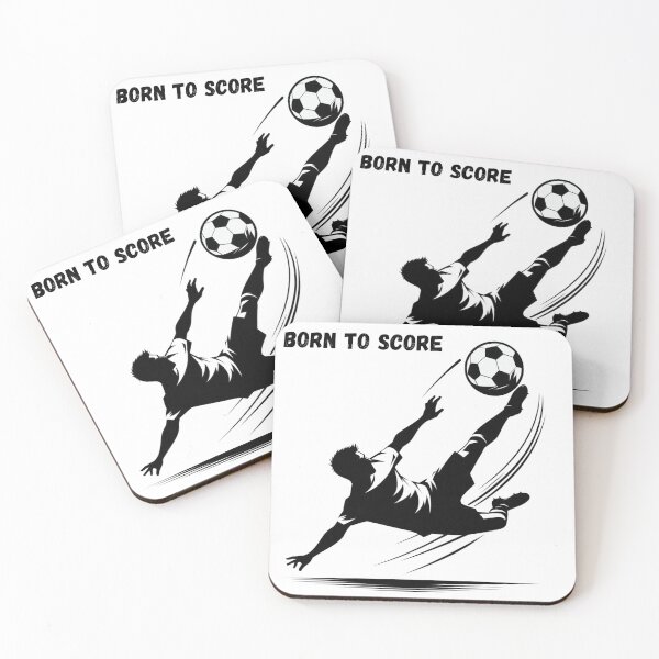 Item preview, Born to Score – Soccer Silhouette Design designed and sold by Wear_Vibe.