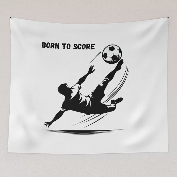 Item preview, Born to Score – Soccer Silhouette Design designed and sold by Wear_Vibe.