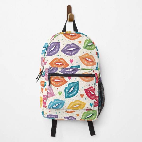 Item preview, Colorful lips pattern designed and sold by trendspatterns.