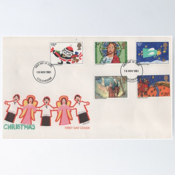 Item preview, Christmas Stamps 1981 designed and sold by wiggyofipswich.