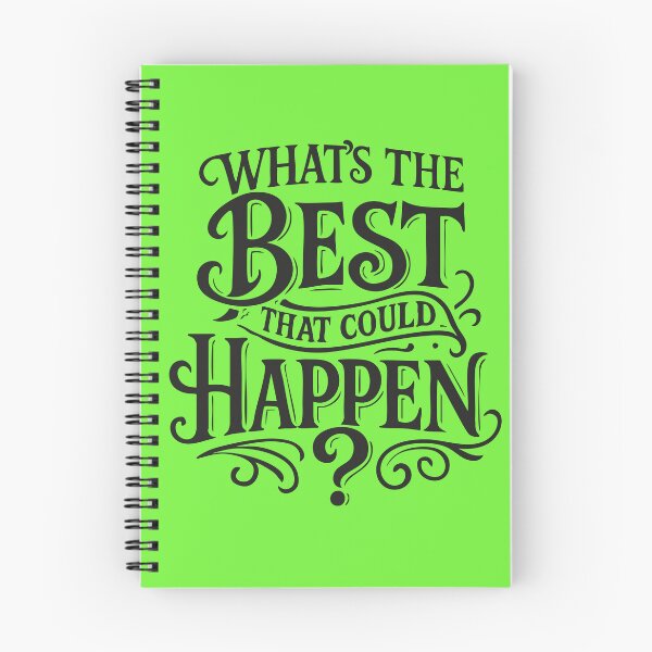 Item preview, What’s the Best That Could Happen – Inspirational Hand Lettering Design designed and sold by RetroChill.