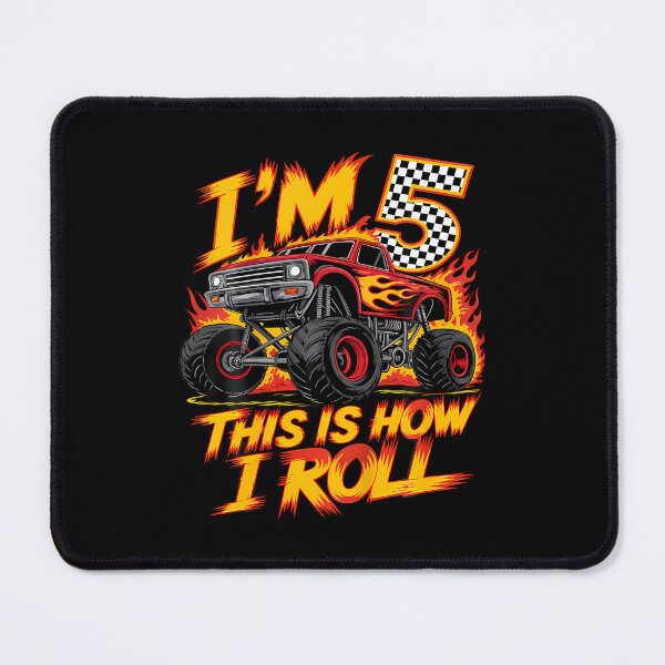 Item preview, Monster Truck 5Th Birthday 5 Year Old Boy Born 2020 Kids designed and sold by MadalynKiehn.