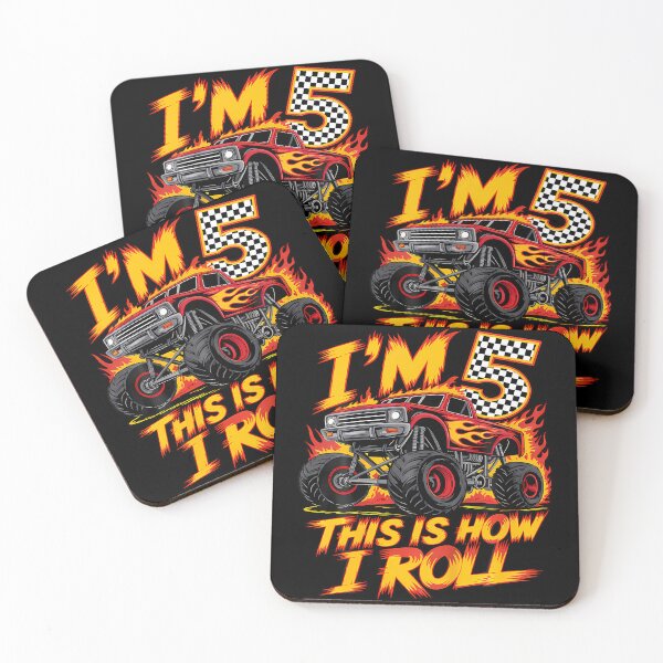 Item preview, Monster Truck 5Th Birthday 5 Year Old Boy Born 2020 Kids designed and sold by MadalynKiehn.