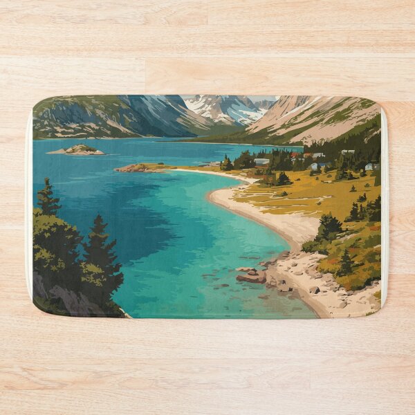 Item preview, Atlin British Columbia | "Little Switzerland" Lake Art Print designed and sold by TuncGK.